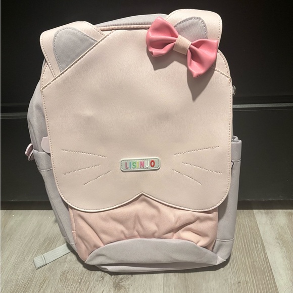 Pink Cat Ear Kids Backpack - Picture 1 of 5